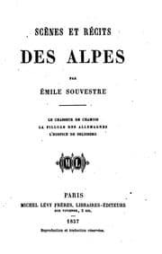 Tapa de Scènes et récits des Alpes