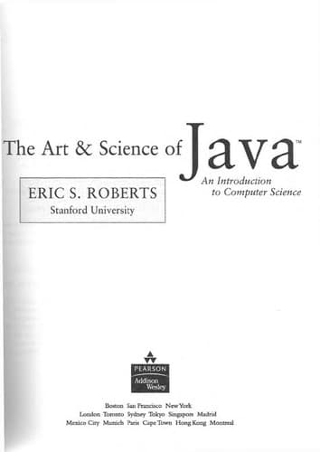 Tapa de The art & science of Java