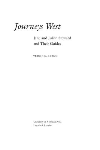 Tapa de Journeys West