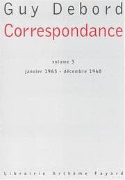 Tapa de Correspondance, tome 3
