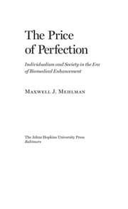 Tapa de The price of perfection