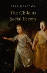 Tapa de The child as social person