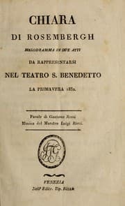 Tapa de Chiara di Rosembergh