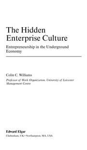Tapa de The hidden enterprise culture