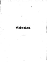 Tapa de Gedanken