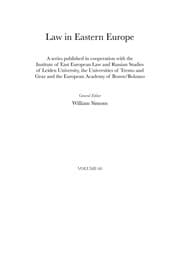 Tapa de Private and civil law in the Russian Federation