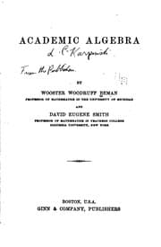 Tapa de Academic Algebra