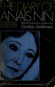 Tapa de The diary of Anaïs Nin, 1934-1939