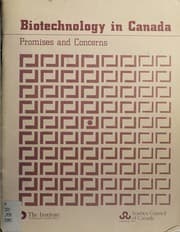 Tapa de Biotechnology in Canada