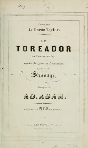 Tapa de Le toréador
