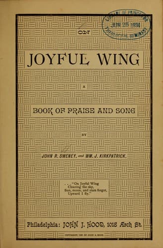Tapa de On joyful wing