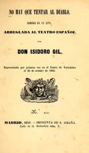 Tapa de No hay que tentar al diablo
