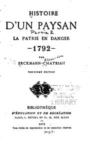 Tapa de Histoire d'un paysan ..