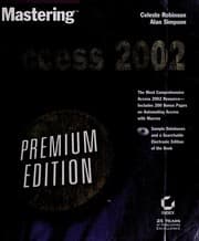 Tapa de Mastering Access 2002