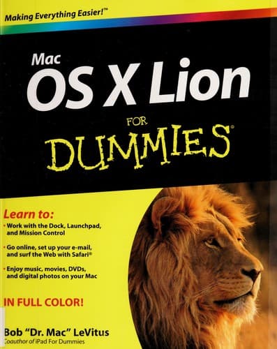 Tapa de Mac OS X Lion for dummies