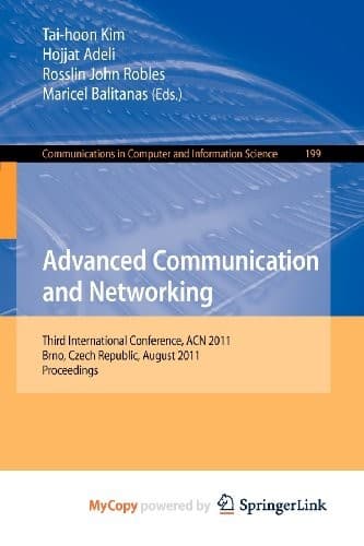 Tapa de Advanced Communication and Networking