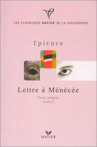 Tapa de Lettre à Ménécée