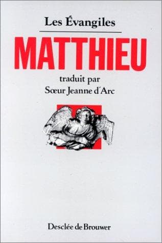 Tapa de Evangile selon Matthieu