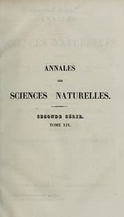 Tapa de Annales des Sciences Naturelles