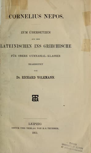 Tapa de Cornelius Nepos