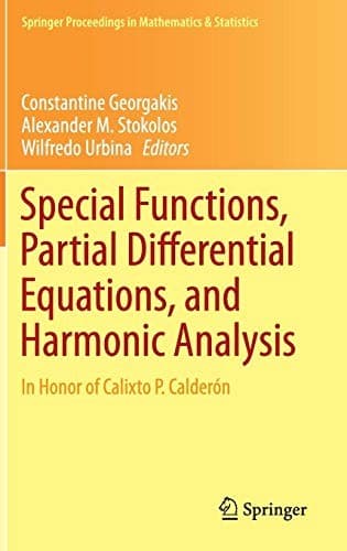 Tapa de Special Functions, Partial Differential Equations, and Harmonic Analysis