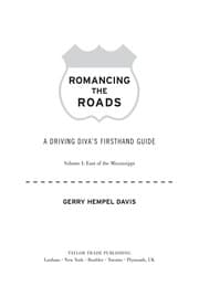Tapa de Romancing the roads