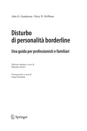 Tapa de Disturbo di personalitá borderline