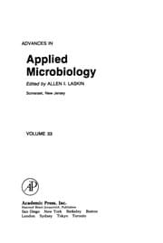 Tapa de Advances in Applied Microbiology, 33