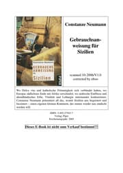 Tapa de Gebrauchsanweisung fu r Sizilien