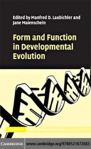 Tapa de Form and Function in Developmental Evolution