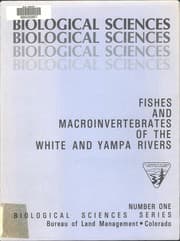 Tapa de Fishes and macroinvertebrates of the White and Yampa Rivers, Colorado