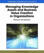 Tapa de Managing knowledge assets and business value creation in organizations