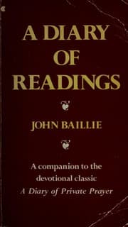 Tapa de A diary of readings