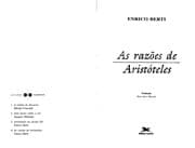 Tapa de As razo es de Aristo teles