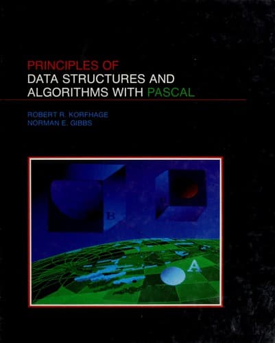 Tapa de Principles of data structures and algorithms with Pascal
