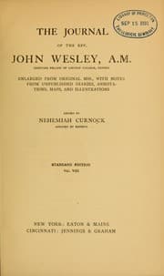 Tapa de The journal of the Rev. John Wesley, A.M., sometime fellow of Lincoln College, Oxford ...