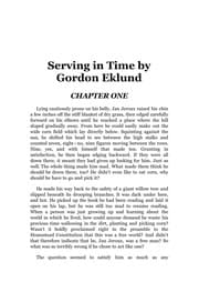 Tapa de Serving in time