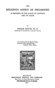 Tapa de The religious aspect of philosophy
