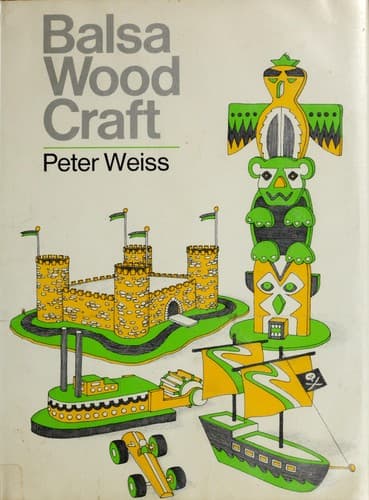 Tapa de Balsa wood craft