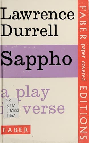 Tapa de Sappho: a play in verse