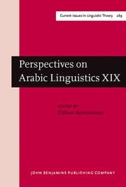 Tapa de Perspectives on Arabic Linguistics XIX