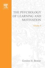 Tapa de Psychology of Learning and Motivation, 4.