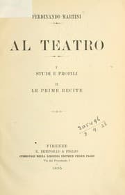 Tapa de Al teatro