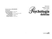 Tapa de Psychologia dziecka