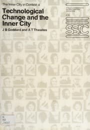 Tapa de Technological change and the inner city