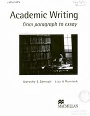 Tapa de Academic writing from paragraph to essay
