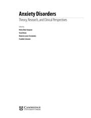 Tapa de Anxiety disorders