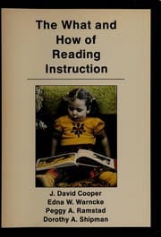 Tapa de The What and how of reading instruction