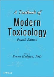 Tapa de A Textbook of Modern Toxicology