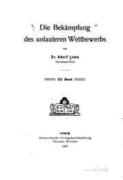 Tapa de Die bekämpfung des unlauteren wettbewerbs